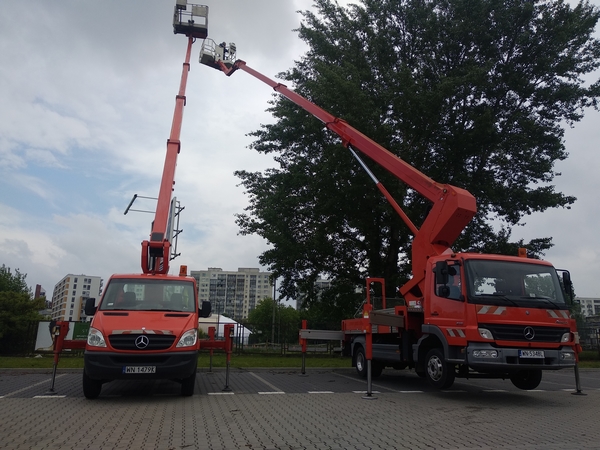 wynajem podno�nika koszowego Warszawa